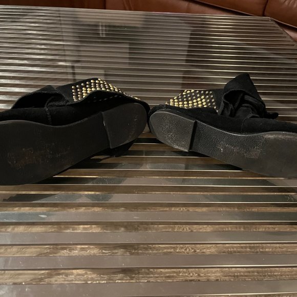 Steve Madden Suede Studded/Beaded Bootie Moccasins - Picture 5 of 5